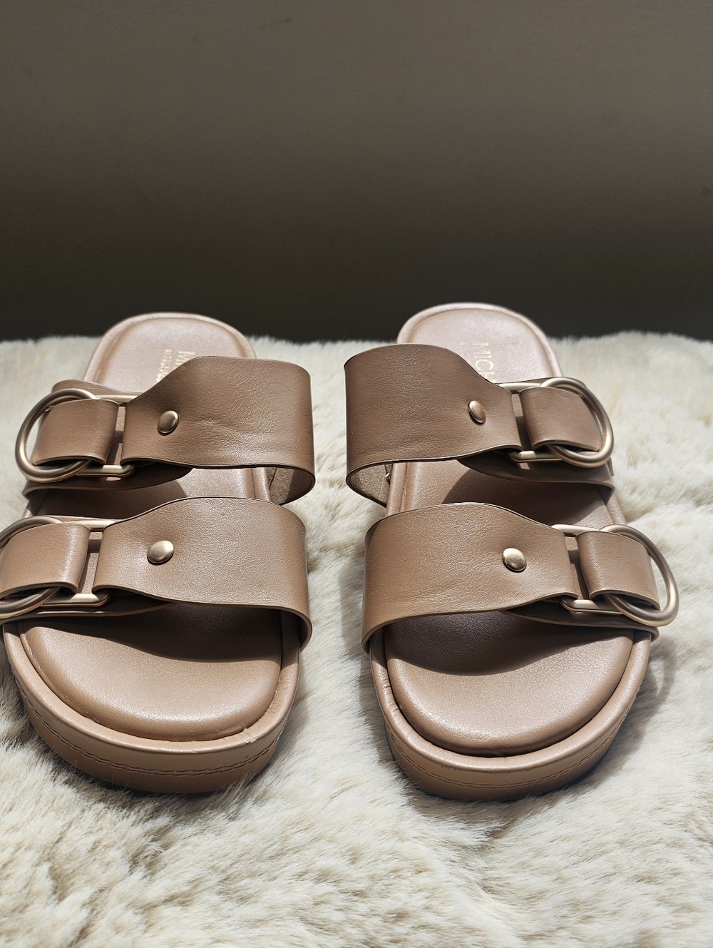 Women's Michael By Michael Shannon Platform Slide Sandal Size 6